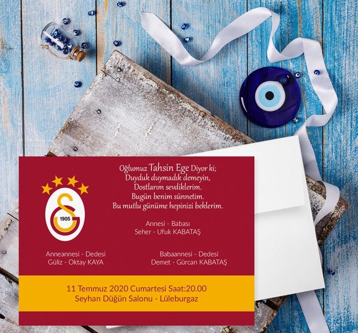 Sünnet Davetiyesi SD-S009